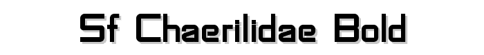 SF Chaerilidae Bold font